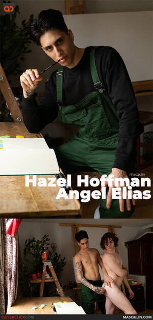 Angel Haze Gay Porn - The Bro Network | Masqulin: Angel Elias and Hazel Hoffman - The Artist -  QueerClick