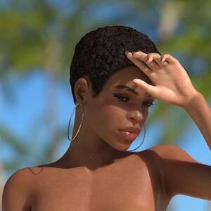 light skin black girl naked - Nude Light Skin Black Woman Rigged for Maya 3D Model $199 - .ma - Free3D