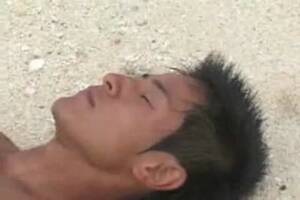 Japanese Sleep Gay Porn - Japanese lads Beach poke at GayPorno.fm