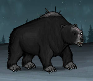 Brave Porn Solo - 185604 - safe, artist:louisetheanimator, bear, mammal, feral, brave  (disney), disney, pixar, 2022, 2d, male, mor'du (brave), solo, solo male -  Furbooru