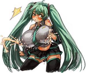 hatsune miku huge lactating breasts - sachito, hatsune miku, vocaloid, 1girl, breasts, green hair, huge breasts,  lactation, lactation through clothes, simple background, solo - Image View  - | Gelbooru - Free Anime and Hentai Gallery