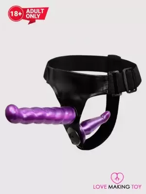 lesbian toys double - Double Penetration Strap On Dildo | Lesbian Sex Toys | Love Making Toy