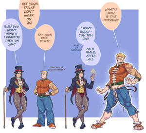 magic toons giant cock growth - Zatanna's Magic Growth Sequence comic porn | HD Porn Comics