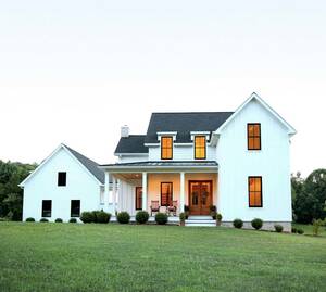 naked beach house 3 - Our Modern Farmhouse: Exterior - Plank and Pillow