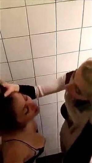 lesbian blonde voyeur - Watch bathroom lesbian voyeur - Blonde, Femdom, Public Porn - SpankBang