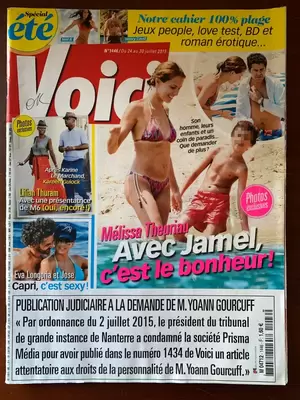 Melissa Theuriau Body Xxx - Voici du 24/06/2015; MÃ©lissa Theuriau et Jamel/ Lilian Thuram/ Eva Longoria  | eBay
