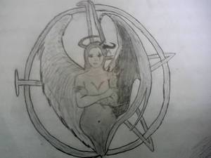 Drawings Sex Porn - Half Angel Half Demon Tattoo - Sex Porn Images