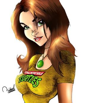 meil cartoon characters naked - April O' Neil - Teenage Mutant Ninja Turtles