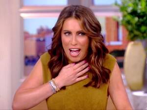 Alyssa Branch Rough Sex - Alyssa Farah Griffin Finds Whoopi Goldberg Pregnancy Question 'Sweet'