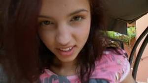 busty brunette inez - Inez plays with her body and sex toy