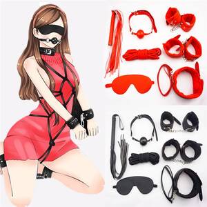 Cute Sex Toy Bondage - 7pcs BDSM Bondage fetish restraint suit sex toys for couple â€“ Pleasures  Galore