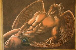 Gay Angel Porn - Rule 34 - 1boy abs angel angel wings christianity covered penis covering  covering crotch covering penis crotch covered crying cute cute male  defeated defeated male devil fallen angel gay head up legs