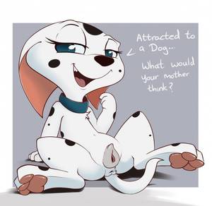 Anatomically Correct Yiff Cub Pussy - e621 101_dalmatians absurd_res animal_genitalia animal_pussy anus blue_eyes  cadpig canine canine_pussy collar cub dalmatian dialogue disney dog