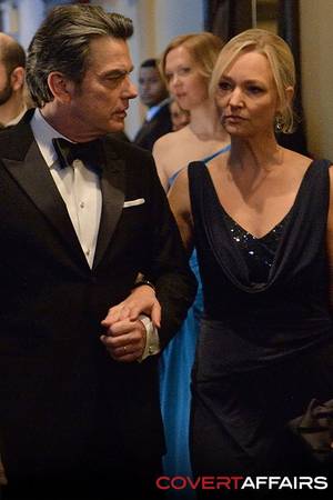 Covert Affairs Tv Series Porn - Peter Gallagher & Kari Matchett as Arthur & Joan Campbell