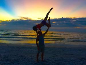 Acrobatic Dancing Porn - Sunset porn Â· AcroSunsetsDanceDancingSunsetPromSunrises