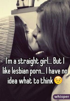 lesbian porn no - But I like lesbian porn... I have no idea what to ...