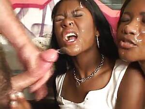 ebony bukkake - Free Ebony Bukkake Porn | PornKai.com