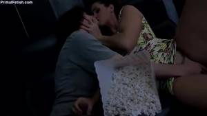 horny stepmom fucks son - Stepmom fucks son in the Cinema