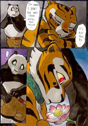 Anthro Tigress - e621 ... anthro bear better_late_than_never collar comic daigaijin dialogue  dreamworks duo english_text feline female