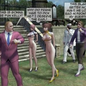 3d Slave Market Porn - Slave auction with some beautiful and busty - BDSM Art Collection