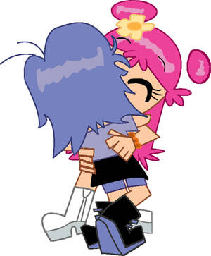 Hi Hi Puffy Amiyumi Lesbian Shemale Porn - Ami and Yumi kissing by DannyD1997 on DeviantArt