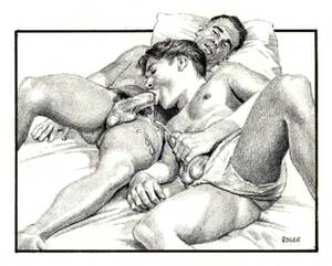cock sucking art - Gay Cock Sucking Art | Gay Fetish XXX