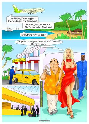 caribbean interracial sex - The Caribbean Holidays- Interracial at Comics Porn