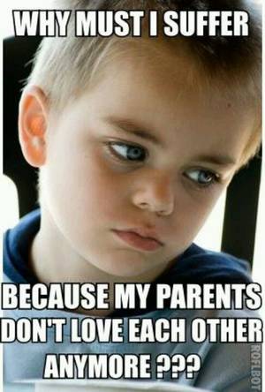 Brainwashed Porn Captions Feminist - Living without one loving parent for a lifetime is making a child suffer,  no matter how â€happyâ€ an adult child of divorce appears.