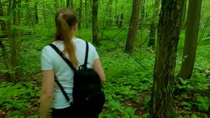 forest handjob - Shy student girl helped me cum and showed her naughty talents! Risky  blowjob and handjob in the forest with birds singing! Active by Nata Sweet  - XVIDEOS.COM