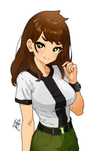 Ben 10 Ultimate Alien Hentai Porn - Female version of Ben by me : r/Ben10