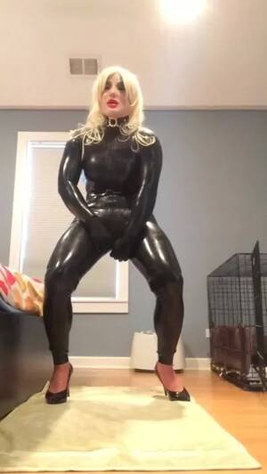 latex tranny high heels - Camilla's Catsuit (latex, Trans, Feminization, Mask, Female Mask,  Crossdress, Transformation, Heels) watch online