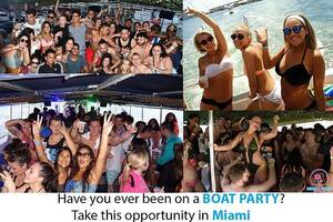 miami party boat group sex - 2024 3h All Inclusive Miami Boat Party Booze Cruise