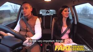 Car Threesome Porn - Fake Driving School - Threesome MMF in a Car HD 720p