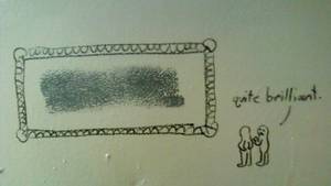 Bathroom Graffiti Porn - art school bathroom graffiti