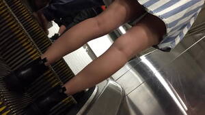new york city upskirt - NYC Subway upskirt voyer Part 2 - XVIDEOS.COM