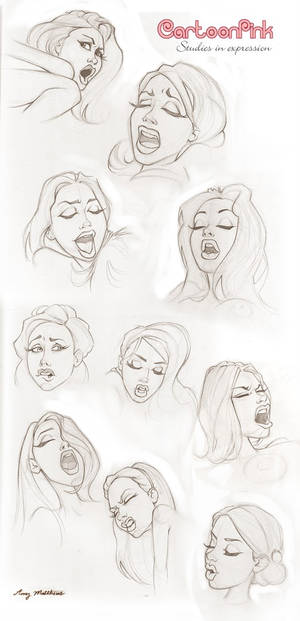Funny Sex Faces Female - Oh face by cartoon pink... not really sure if its porn or illustration. Funny  FacesCartoon ...