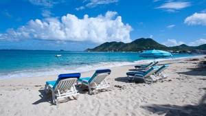 naked beach baby - PHOTO: Orient Beach, St. Martin.