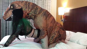 Dinosaur Shemale Porn - Dinosaur Fucks Trans Goth Girl | xHamster