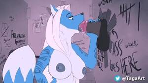 Animated Furry Glory Hole - Animation: Furry Gloryhole BJ - ThisVid.com