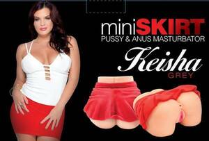 Mini Skirt Teen Anal - Porn Star Keisha Grey Masturbator Mini Skirt Vagina & Anal Stroker Sex Toy  Beige | eBay
