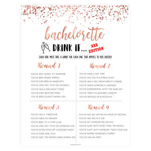 Bachelorette Sex Toys - X Rated Bachelorette Drink If Game | Shop Printable Bachelorette Games â€“  OhHappyPrintables