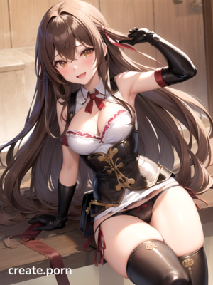 hentai anime ribbons - breasts, hair ribbon, bolero windbreaker Hentai AI Porn