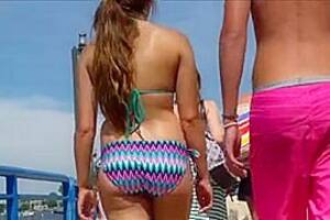 michigan spy cam beach sex - Candid Beach Bikini Booty A-Hole West Michigan A-Hole Tall, full Hidden Cam  porn video (