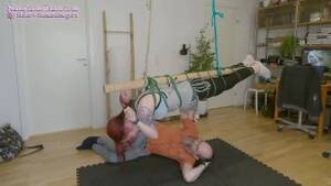 bamboo spanking japanese girls - Girl Tied Hanging under Bamboo Pole - Pornhub.com