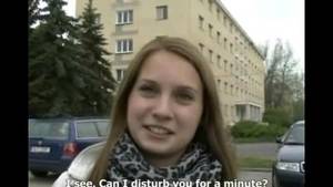 czech streets cumshots - CZECH STREETS VERONIKA