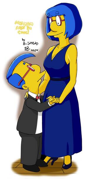 famous cartoons nude luann - Los Simpson â€“ Milhouse x Luann â€“ BIntend | Top Hentai Comics