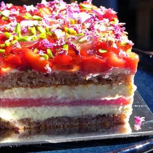 Black Star Safari - Photo of Black Star Pastry - Newtown New South Wales, Australia. STRAWBERRY  WATERMELON CAKE