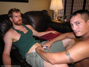 New York Straight Men Gay Porn - New York Straight Men: Servicing A Ginger Haired Giant (Josh & Sergio) -  WAYBIG