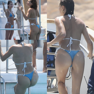 hailey beach - Hailey Bieber Wet Ass of the Day