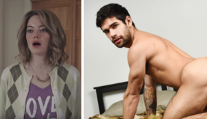 Emma Stone Porn Meme - Emma Stone plays gay porn extra in iconic SNL sketch - QX Magazine